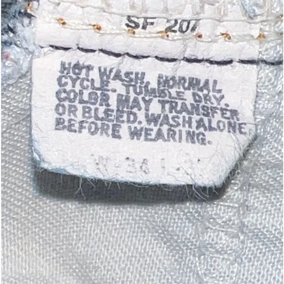 Vintage 1980s Red Tag Levi Jeans 32 x 30 - Picture 13 of 13